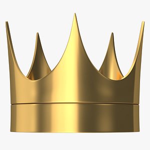 3D Cartoon King Crown