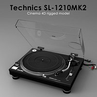 Technics SL-1210MK2 (Rigged)