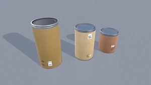 3D pack industrial drums