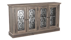 Wooden Cabinet 3D model