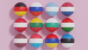 Flag Soccer Ball Collection 5