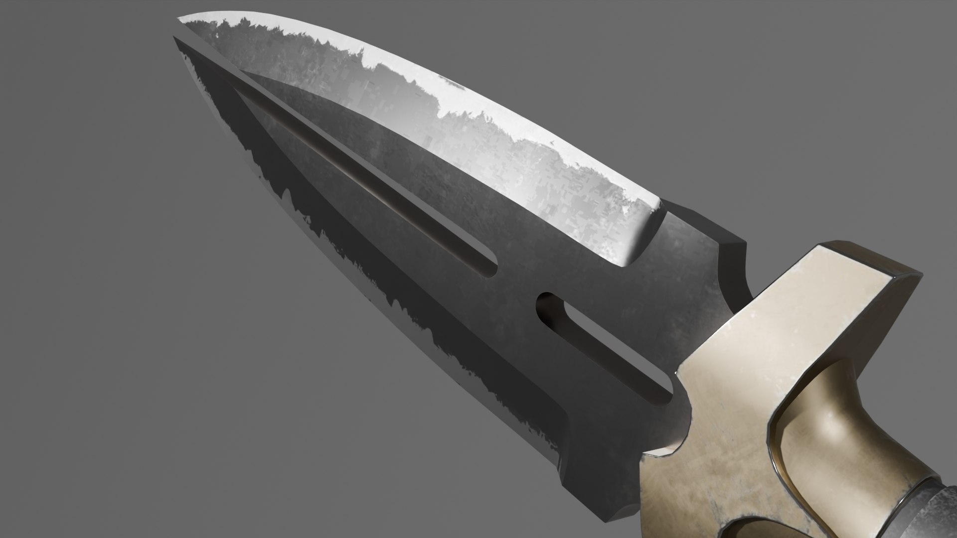 Split Blade Knife 3D Model - TurboSquid 2303273