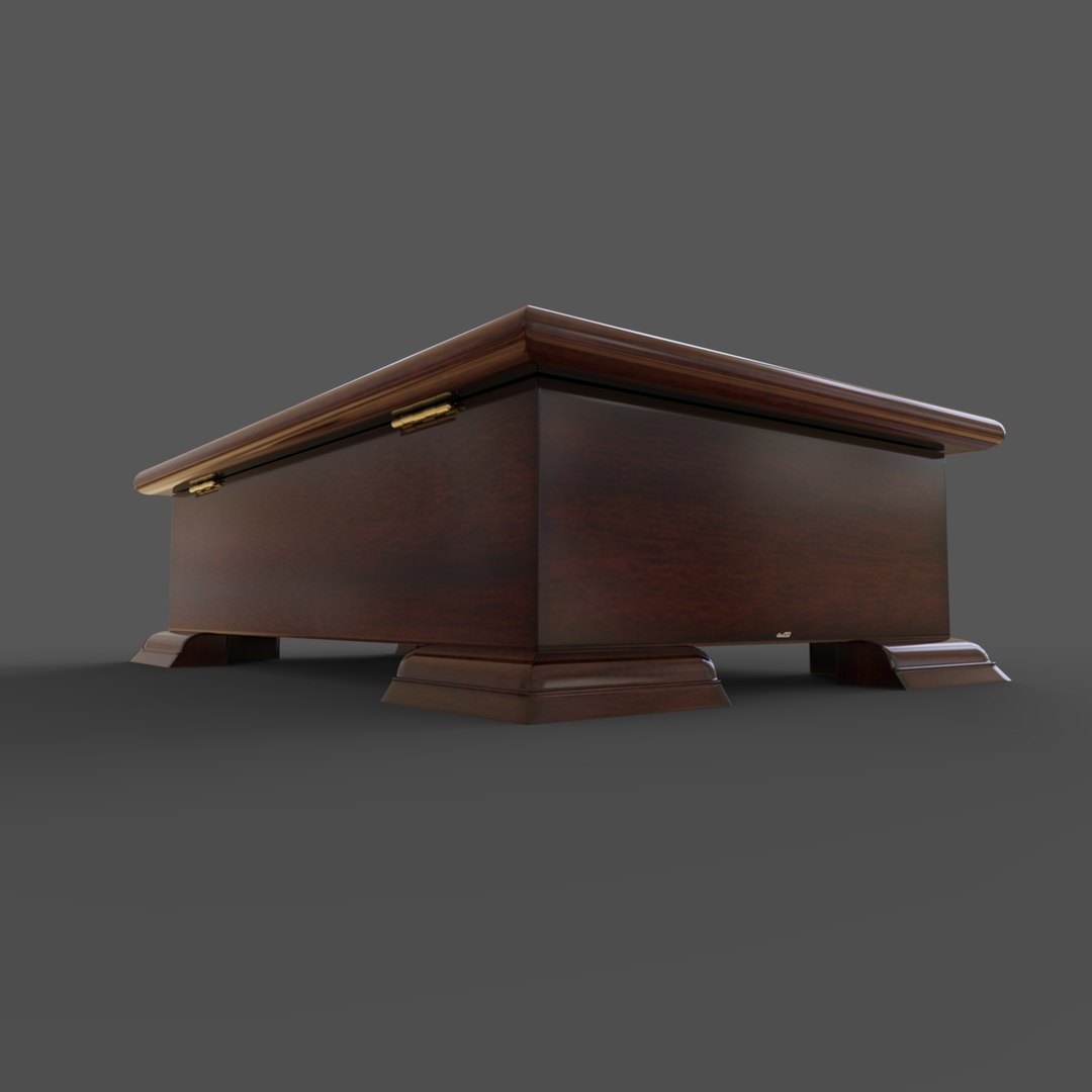 Casket RouterCentric Wood DIY 3D Model - TurboSquid 1965306