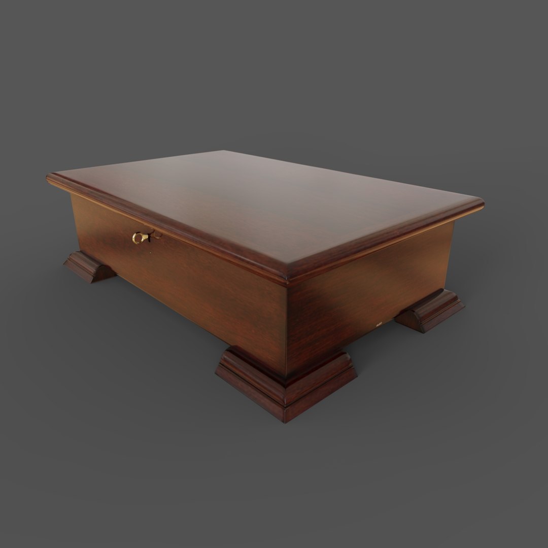 Casket RouterCentric Wood DIY 3D Model - TurboSquid 1965306