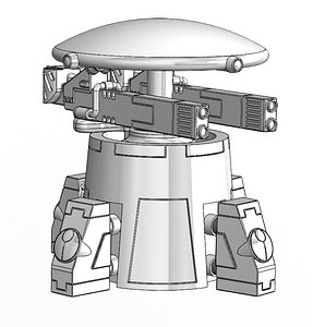 3D model tabletop drone senctury