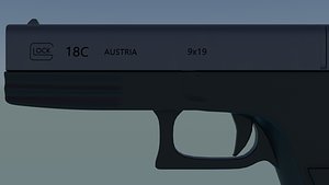 3D model glock 18c