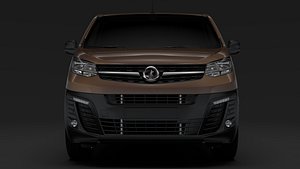 3D vuaxhall vivaro l2 2019 model