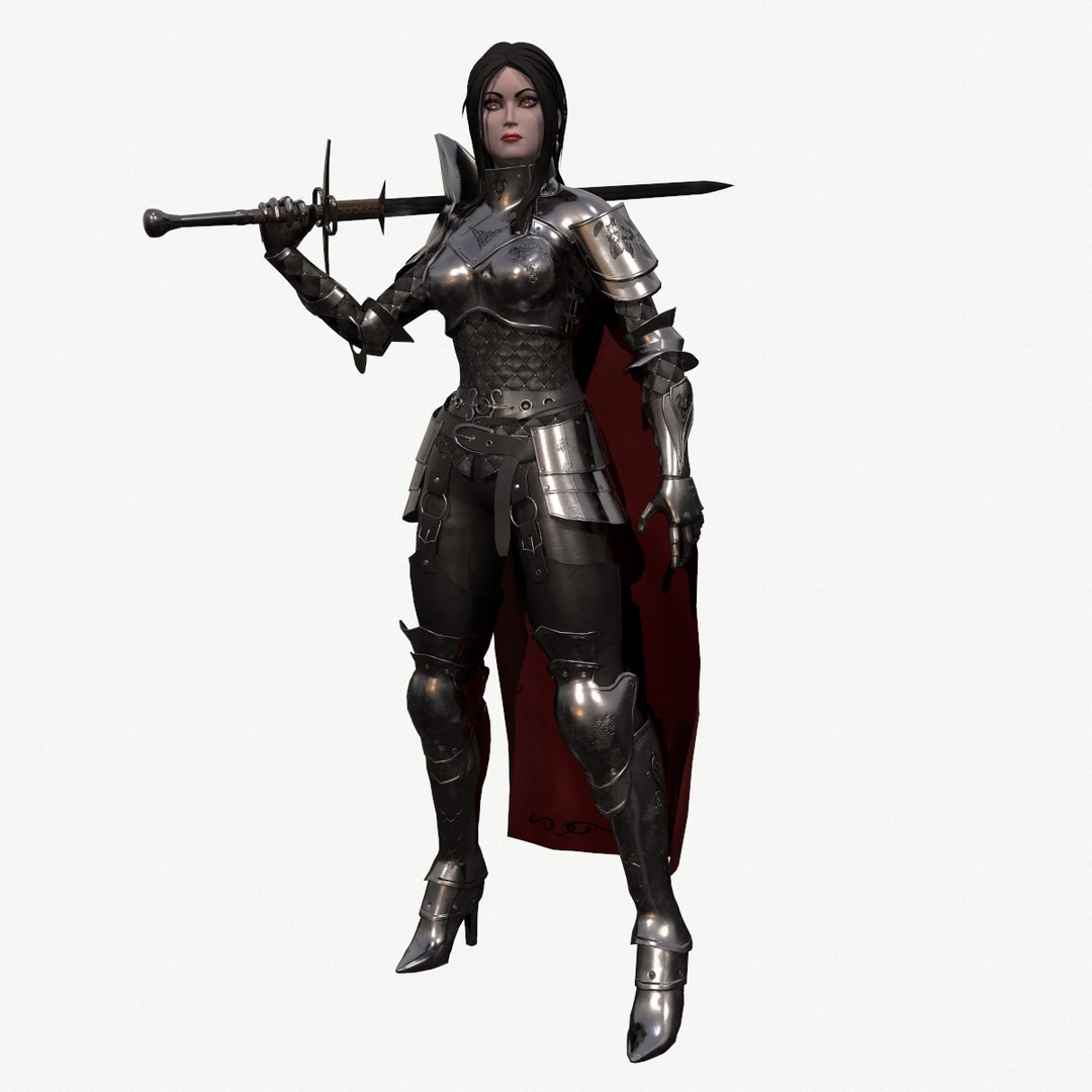 Female Knight 3d Model - Turbosquid 2014699