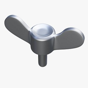 mounting screws 3D model