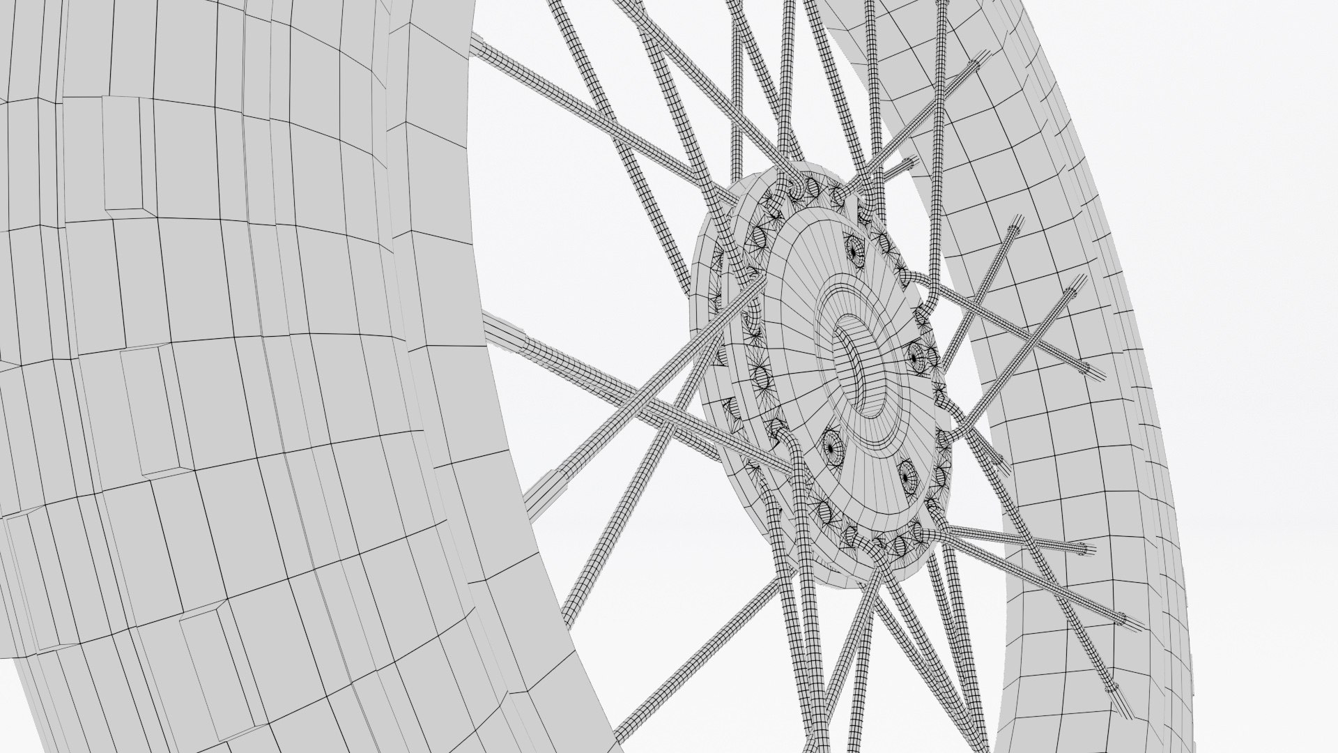 3D Stylized Dirty Motorcycle Spokes Wheel With Texture - TurboSquid 1951292