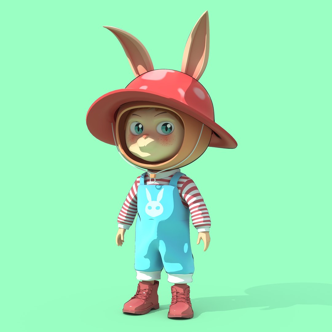 3D model Bunny Collection 3D Model Volume 3 - TurboSquid 2136563