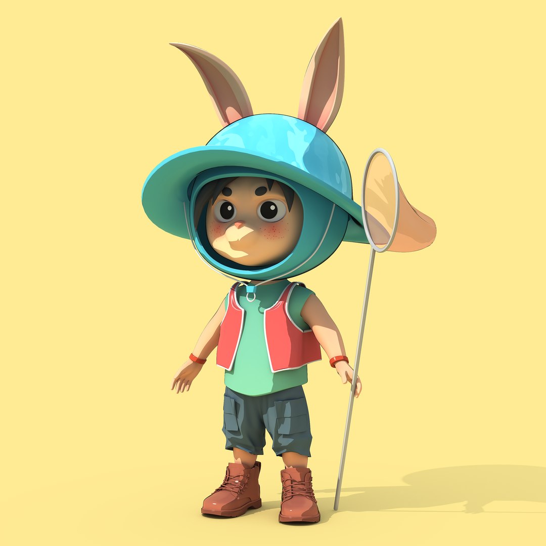 3D model Bunny Collection 3D Model Volume 3 - TurboSquid 2136563