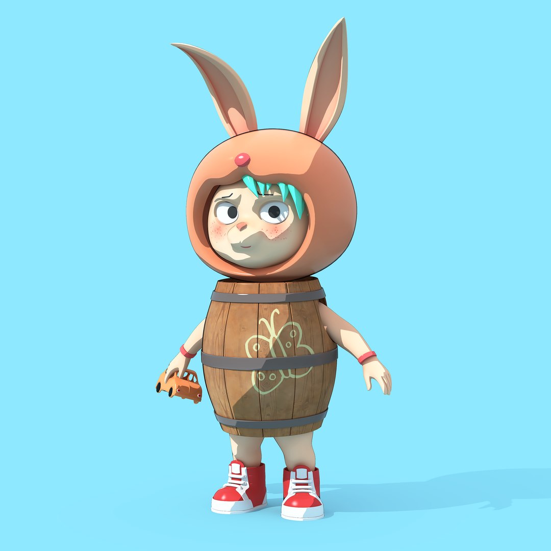 3D model Bunny Collection 3D Model Volume 3 - TurboSquid 2136563