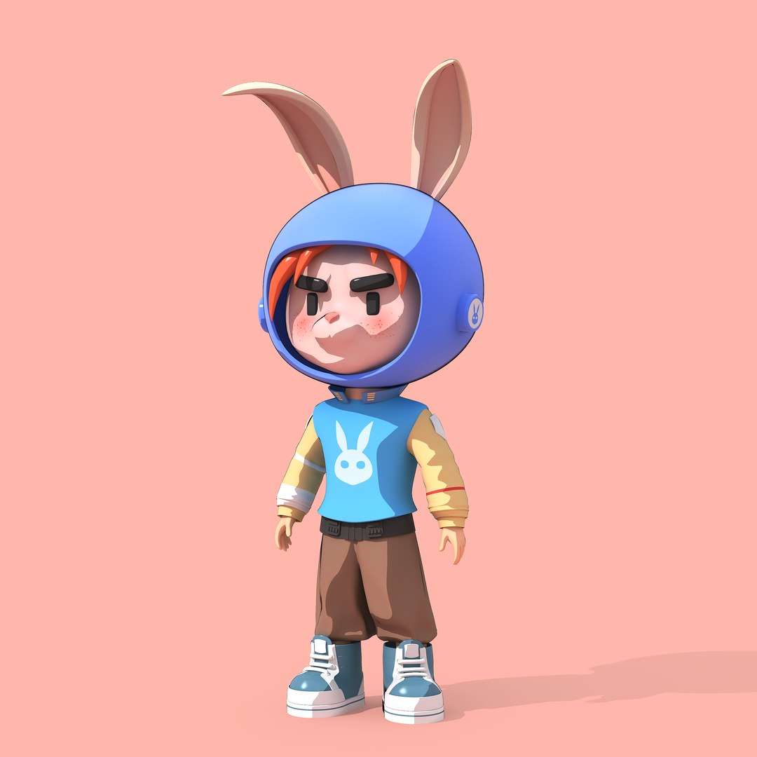 3D model Bunny Collection 3D Model Volume 3 - TurboSquid 2136563