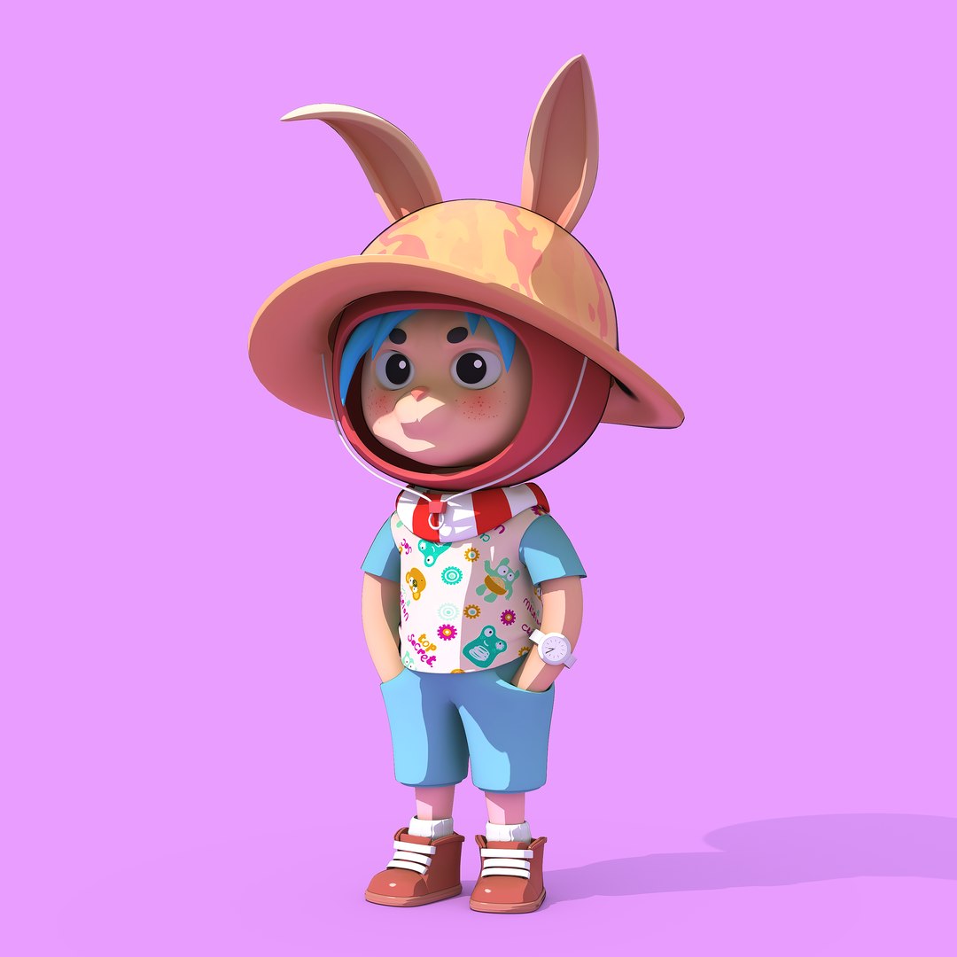 3D model Bunny Collection 3D Model Volume 3 - TurboSquid 2136563