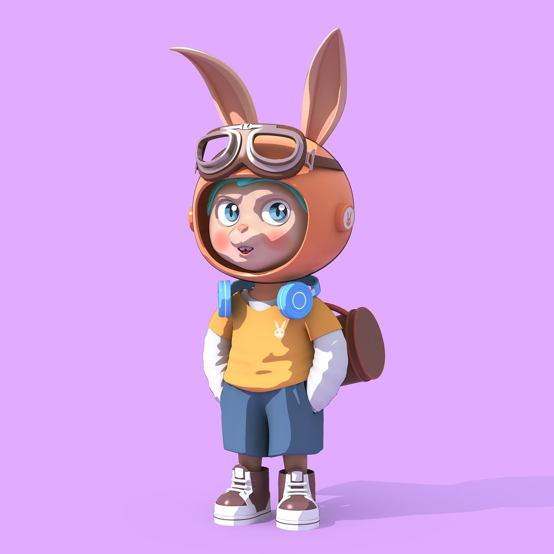 3D model Bunny Collection 3D Model Volume 3 - TurboSquid 2136563