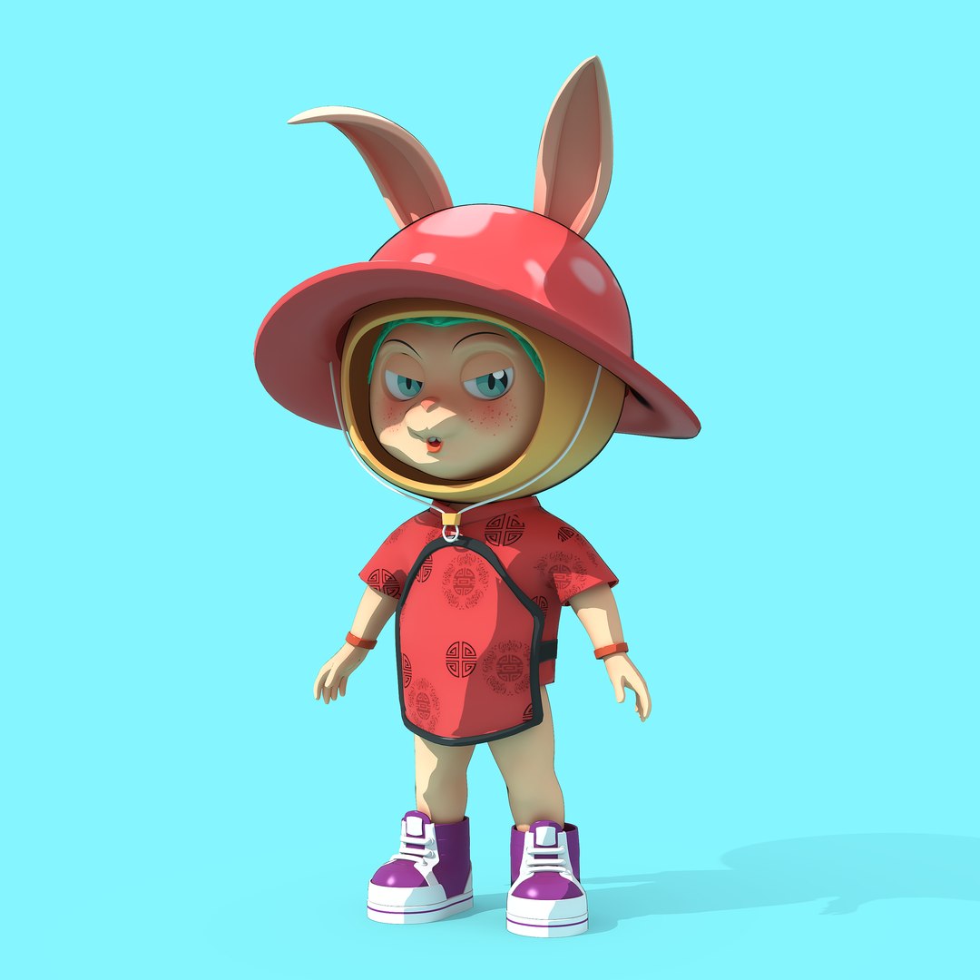 3D model Bunny Collection 3D Model Volume 3 - TurboSquid 2136563
