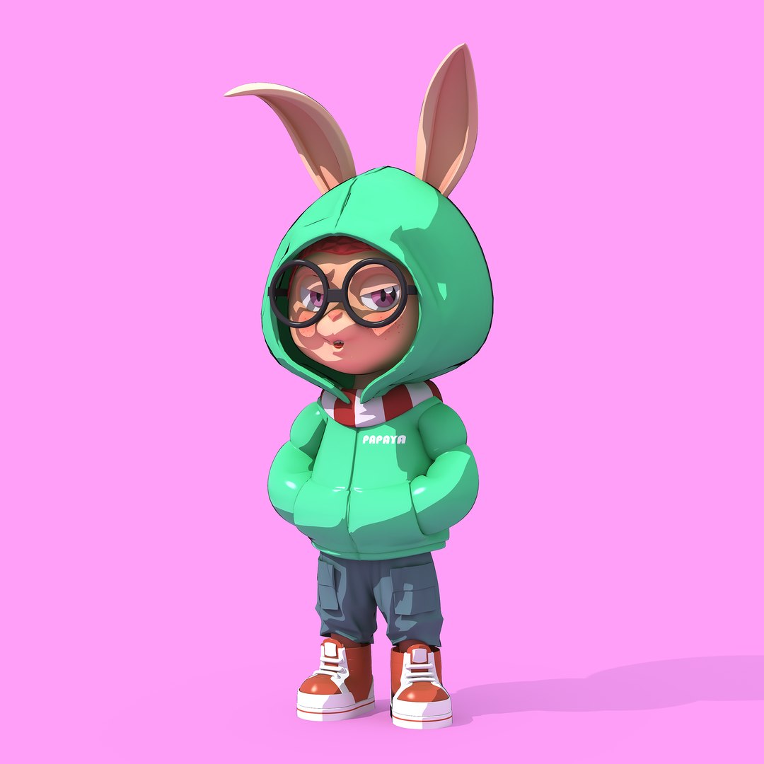 3D model Bunny Collection 3D Model Volume 3 - TurboSquid 2136563