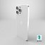 3D model iPhone 16 Pro Max White Titanium