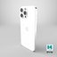 3D model iPhone 16 Pro Max White Titanium