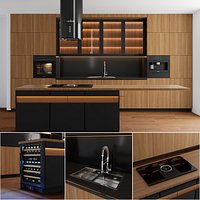 modern kitchen with island 004