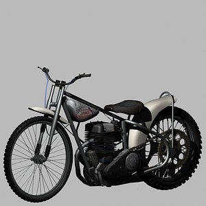3D model jawa speedway bike