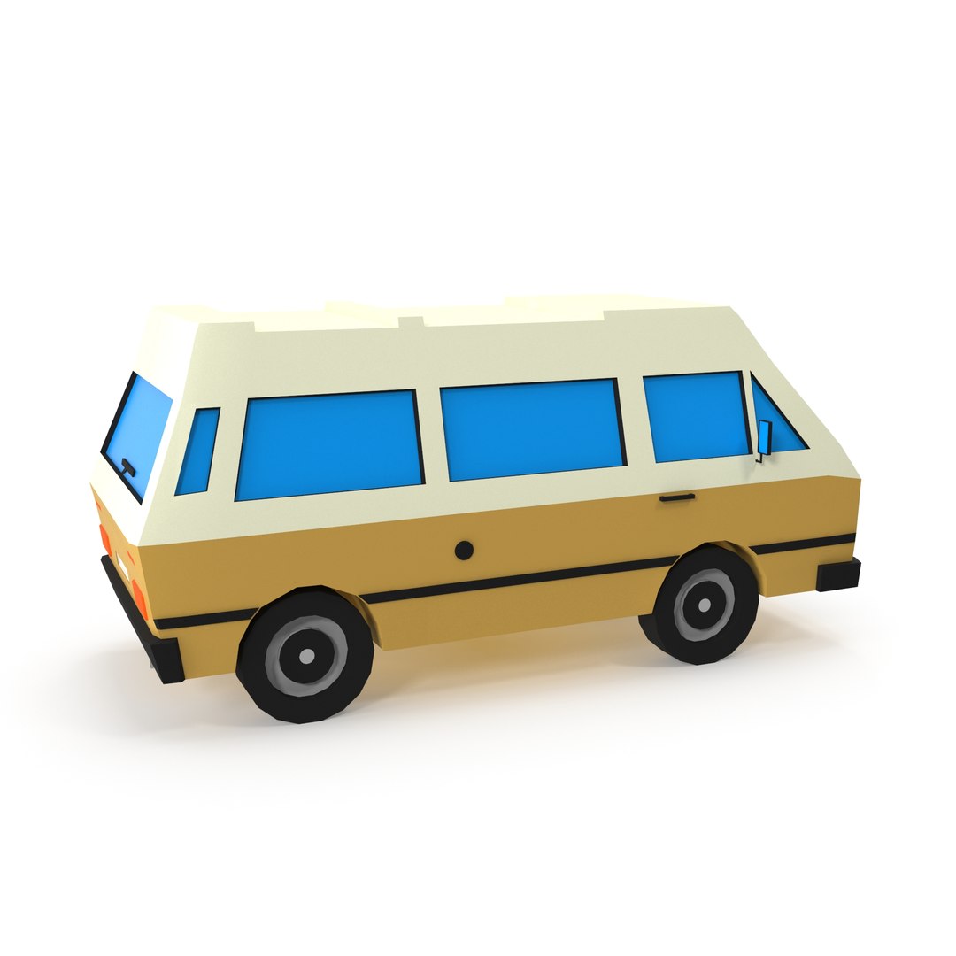 Cartoon low poly camper van 3D model https://p.turbosquid.com/ts-thumb/ON/w2GpMB/Ss/012/jpg/1634131501/1920x1080/fit_q87/f71b987d73838a6fb6811fb4992bd9752148955f/012.jpg