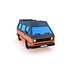 Kreskówka low poly kamper van