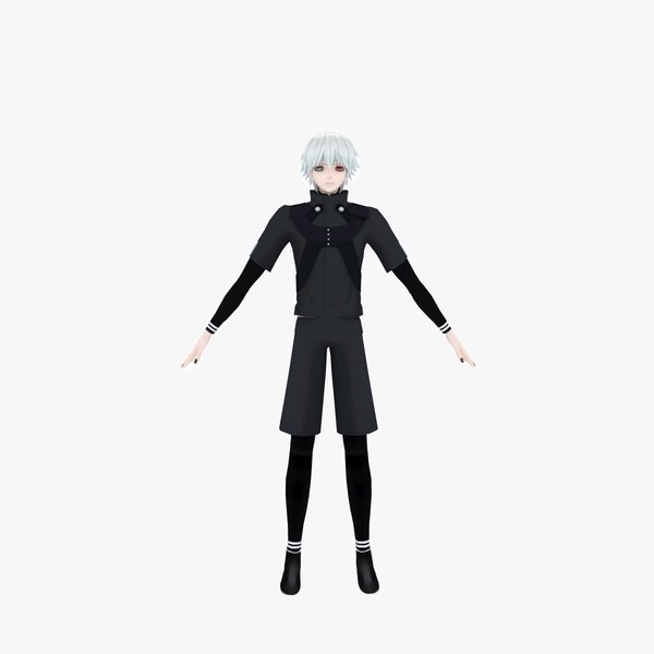 Kaneki Ken from Tokyo Ghoul 3D model TurboSquid 1736054