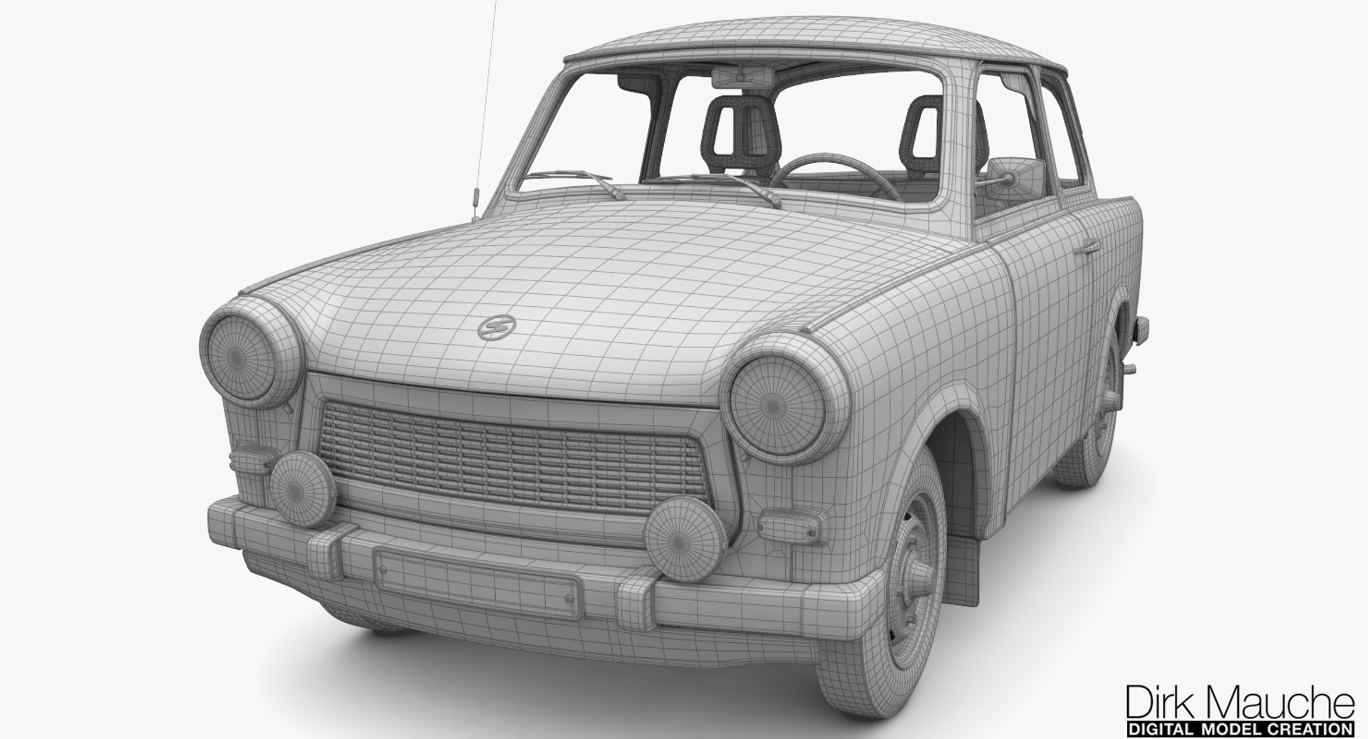 trabant 601s 3d model