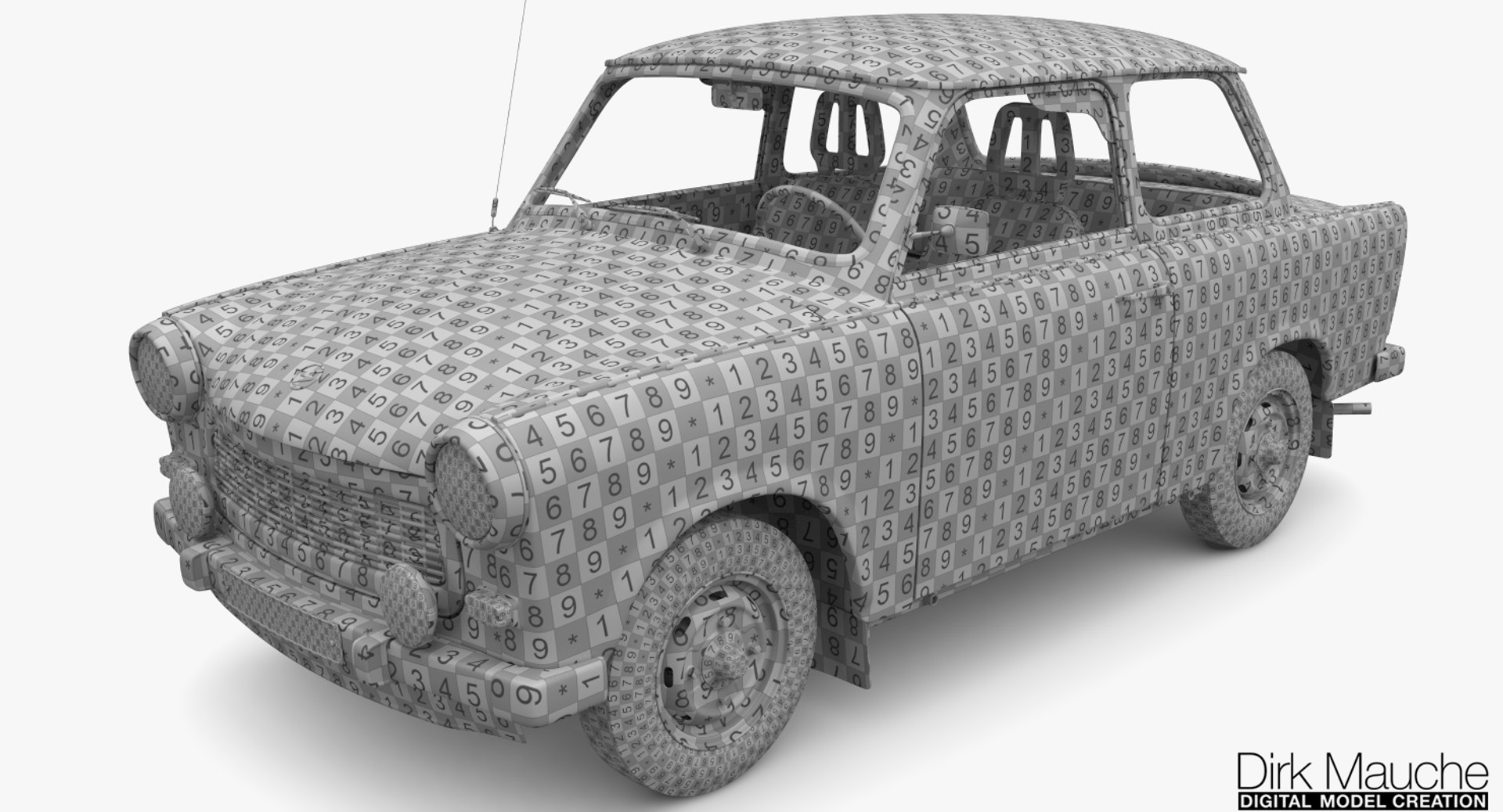 trabant 601s 3d model