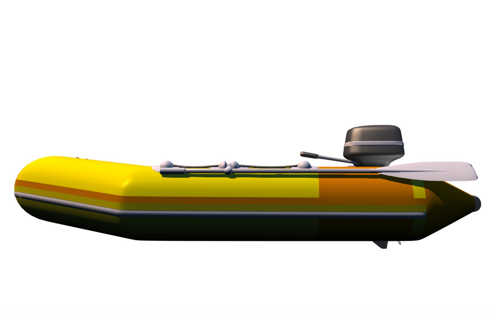 Zodiac Boat 3D Model TurboSquid 1602671