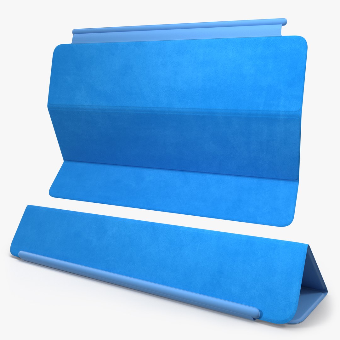 Apple Smart Cover Air Blue 3D Model preview