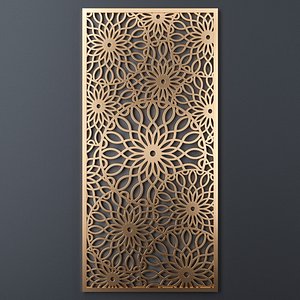 decorative panel 3D model