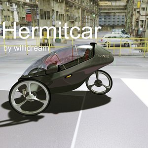 lightcar ecocar 3d model