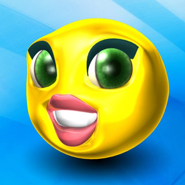 smilies smile 3d model