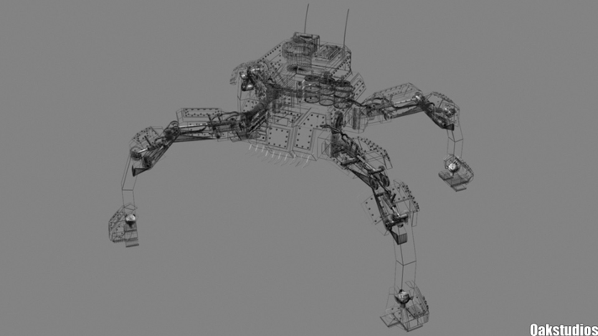 Spider Tank 3d Model