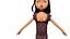 free low poly woman in dress 14