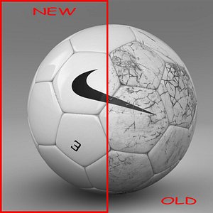 ball soccer white 3d model