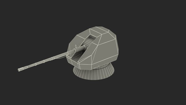 A192m 130 mm naval gun 3D model - TurboSquid 1446805