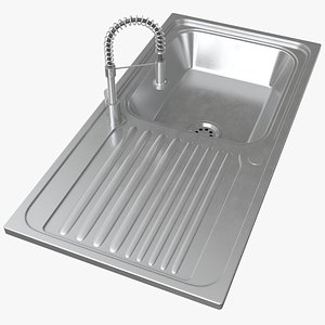 real kitchen sink 3D model