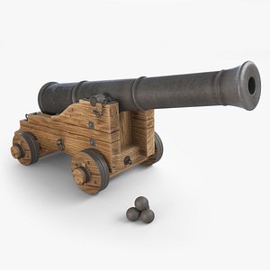 Medieval Vessel Ship Cannon