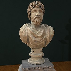 3d bust marc aurel model