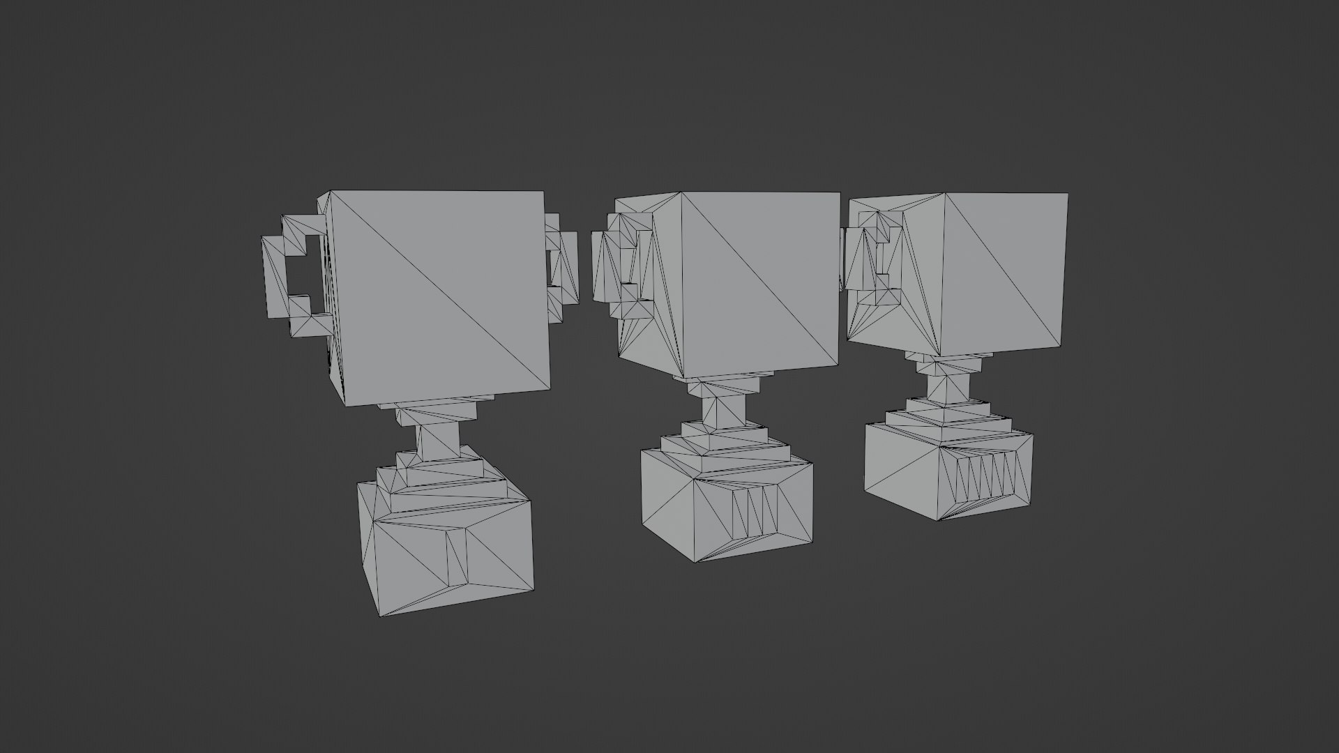 3D Voxel Trophy Collection - TurboSquid 1995847