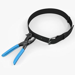 3D Manual Hole Punch Tool with Leather Belts