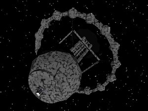 free spaceship ch-36 exploration x 3d model