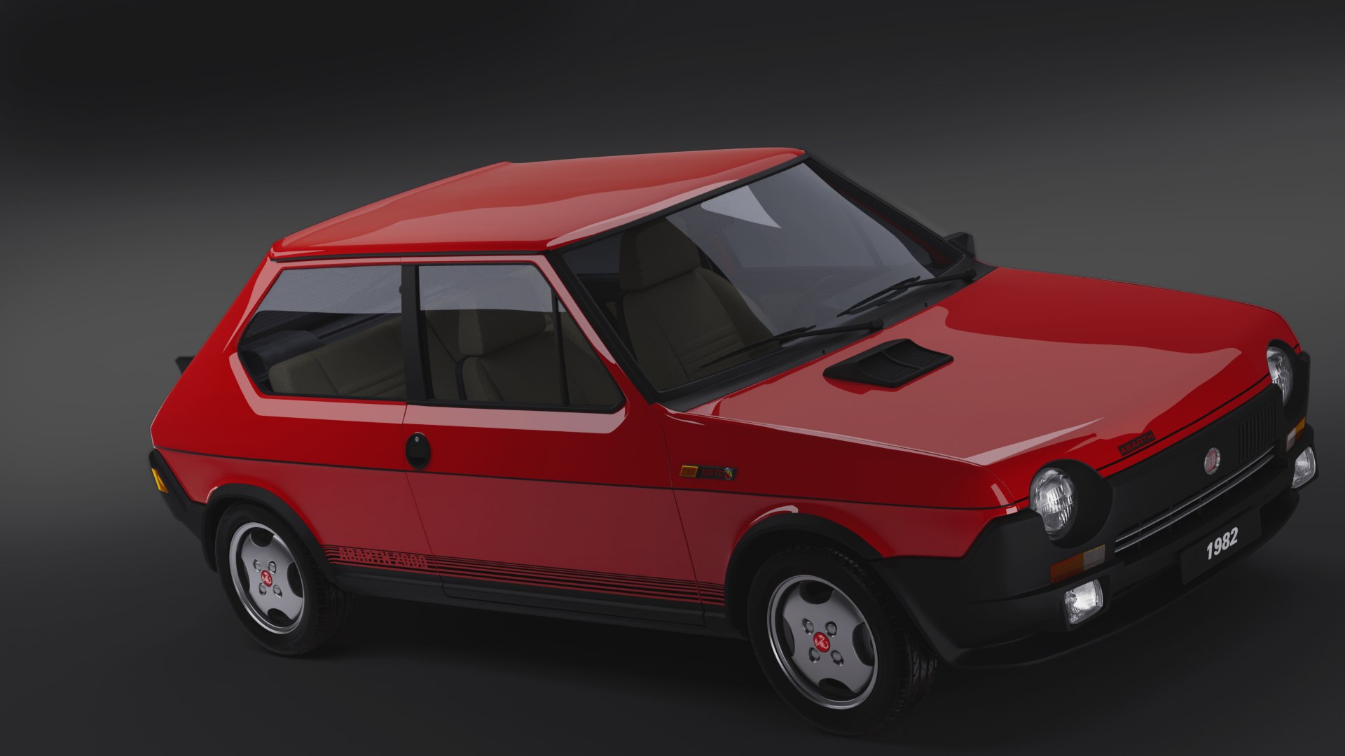 3D Model 1982 Fiat Ritmo 125 TC Abarth - TurboSquid 2223099