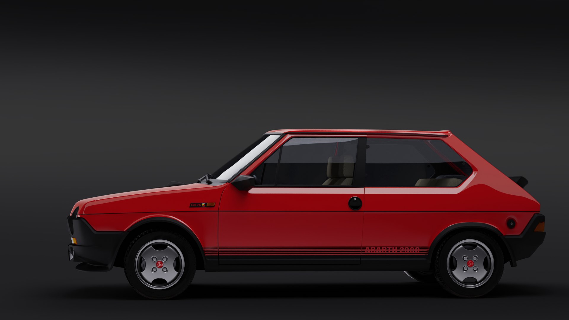 3D Model 1982 Fiat Ritmo 125 TC Abarth - TurboSquid 2223099