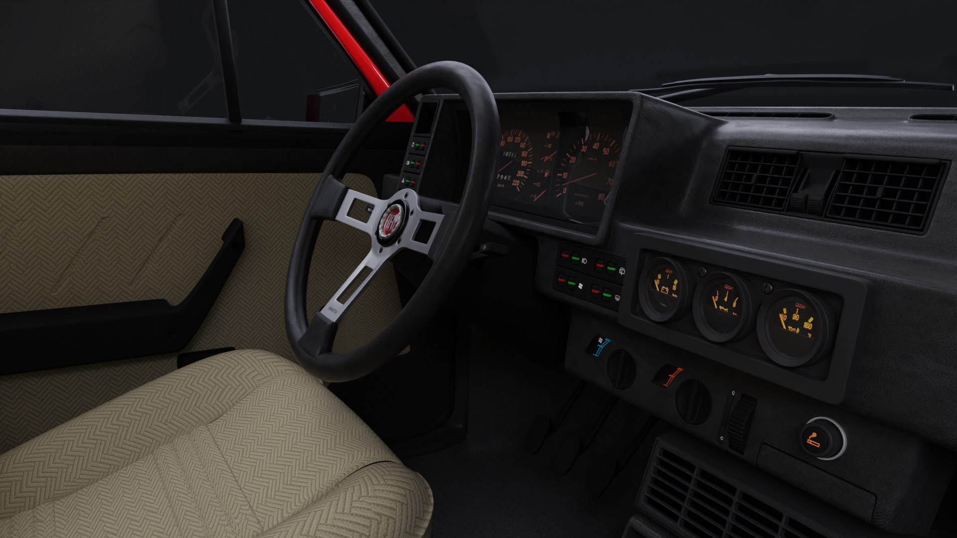 3D Model 1982 Fiat Ritmo 125 TC Abarth - TurboSquid 2223099