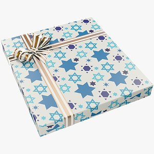 3D gift box model